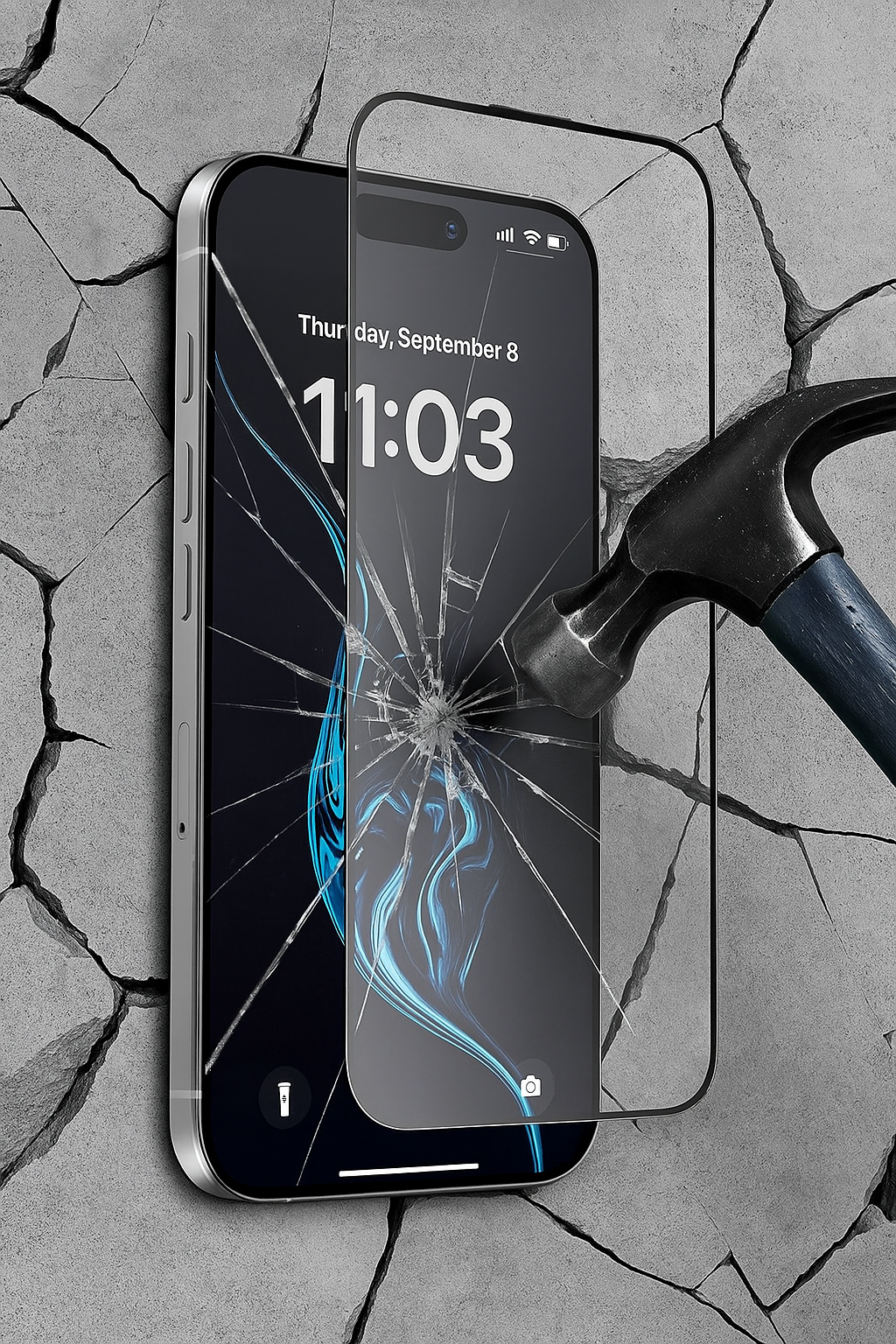 Ultra-Strong iPhone Screen Protector – Maximum Protection Against Scratches, Drops & Fingerprints