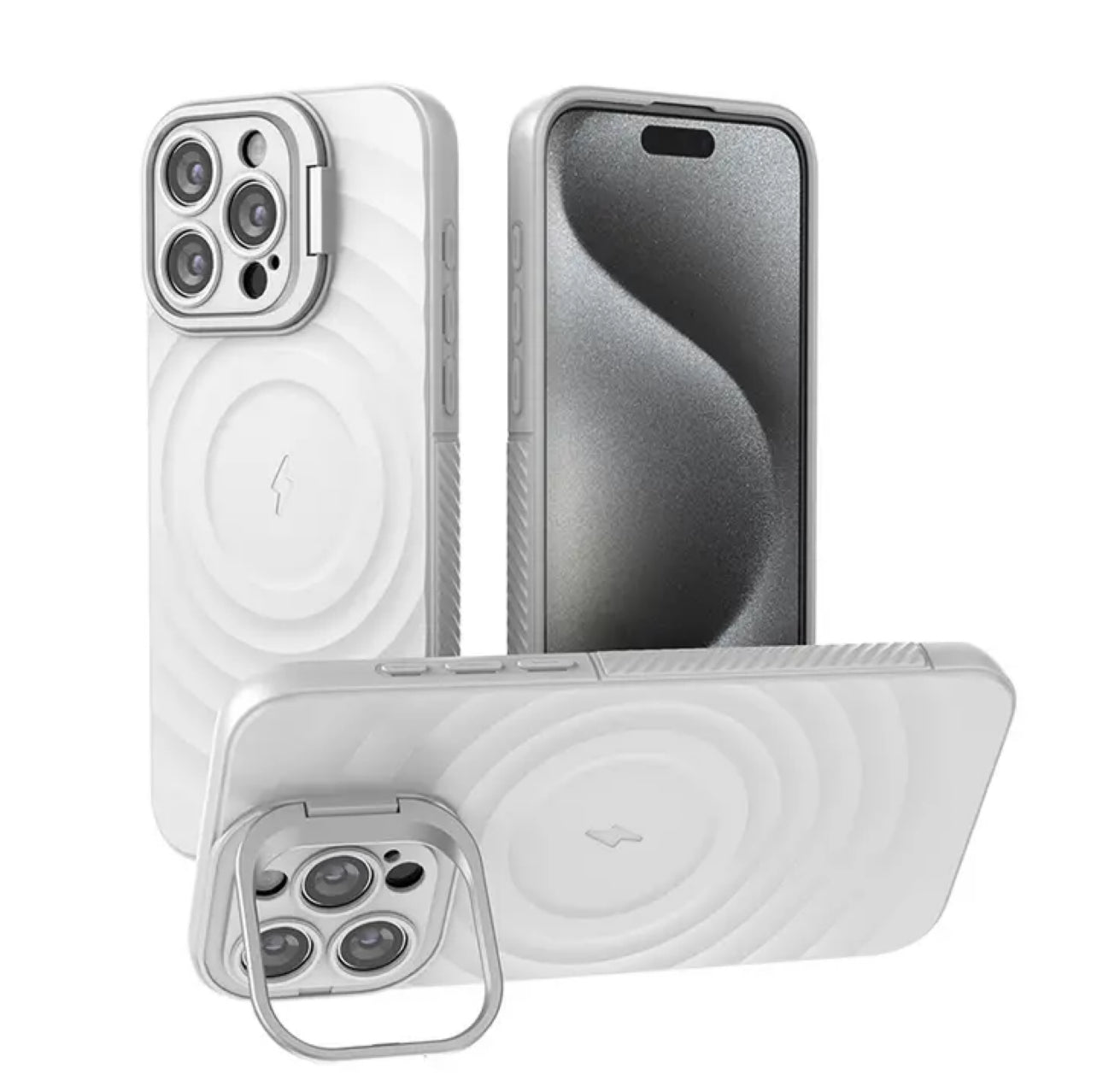 Black MagSafe iPhone Case for 13/14/15/16 Series – Strong, Durable Cover with Camera Protection