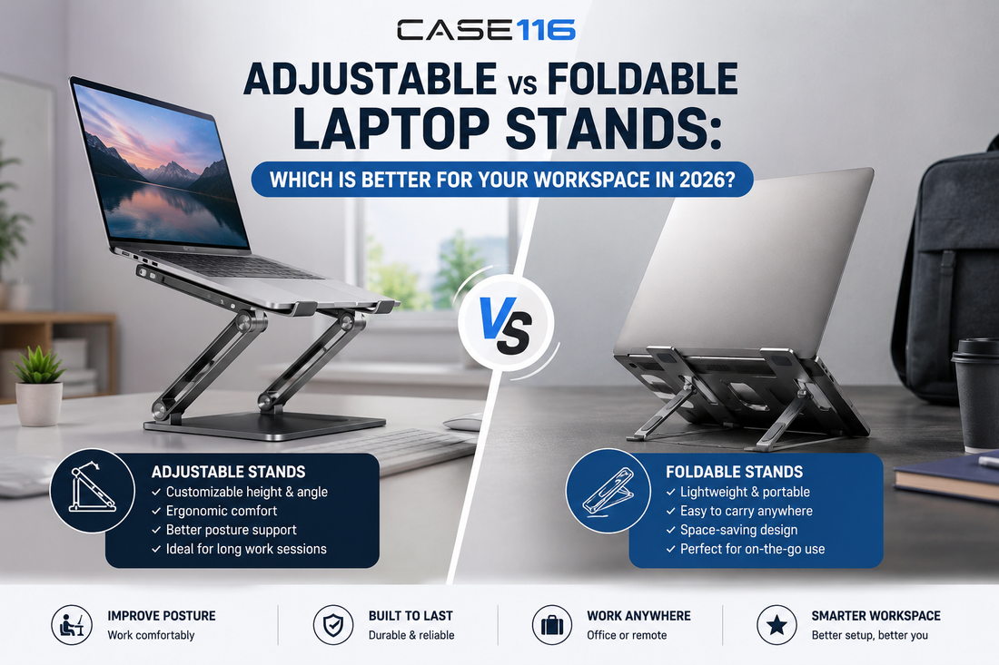 Adjustable vs Foldable Laptop Stands: Which Is Better for Your Workspace in 2026?
