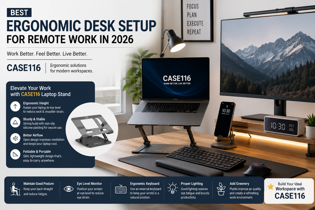 Best Ergonomic Desk Setup for Remote Work in 2026 | 