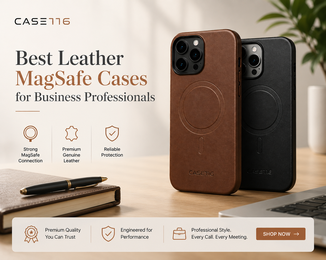 Premium MagSafe-Compatible iPhone Cases | Leather MagSafe iPhone Cases |  Professional iPhone Cases | Luxury iPhone Cases | Premium Business Phone Cases |       