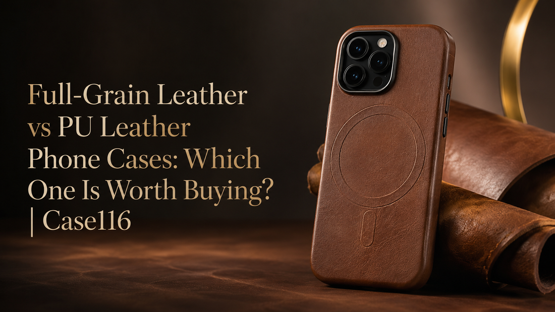 Full-Grain Leather vs PU Leather Phone Cases: Which One Is Worth Buying in 2026?