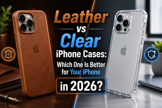 Leather vs Clear iPhone Cases Which One Is Better for Your iPhone in 2026