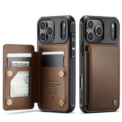 Carry Your Cards & Phone Together, Premium Leather Wallet Case for iPhone