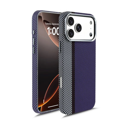 Carbon Fiber Magnetic Case for iPhone – Slim Shockproof MagSafe Cover