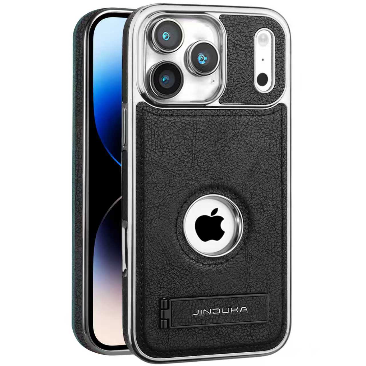 Luxury Leather Kickstand iPhone Case (11-17 Pro Max) | CASE116