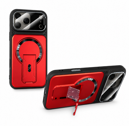 Funda magnética para iPhone con protección para la lente de la cámara