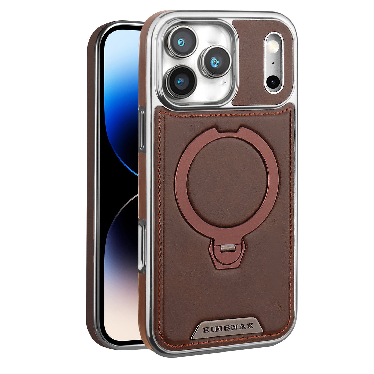 Luxury MagSafe Leather iPhone Case with Built-In Stand — For Those Who Appreciate True Quality