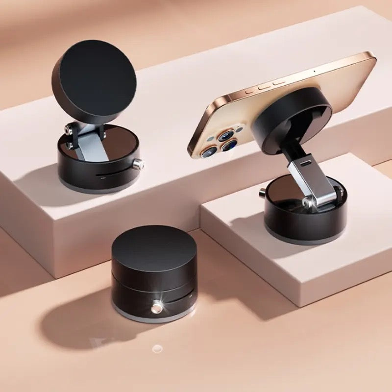 Magnetic Phone Stand for Car & Content Creators – Strong Mount for Recording & Hands-Free Driving