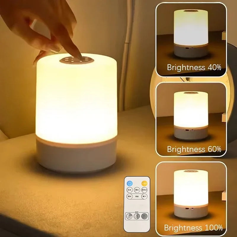 Touch LED Bedside Lamp – Soft and Soothing Light for Restful Sleep and a Cozy Ambiance