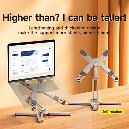 Work Comfortably Anywhere – Foldable Laptop Stand for Better Posture & Focus