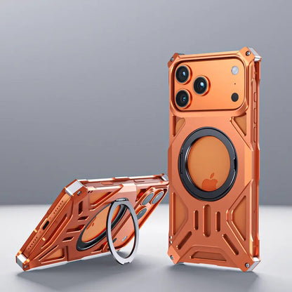 Ultra-Premium Armor iPhone Case –Magnetic Ring Stand & Luxury Aerospace Design
