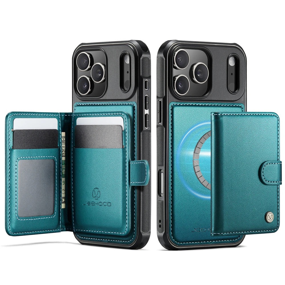 Luxury MagSafe Wallet Case for iPhone – Premium Leather Protection, Card Holder & Kickstand