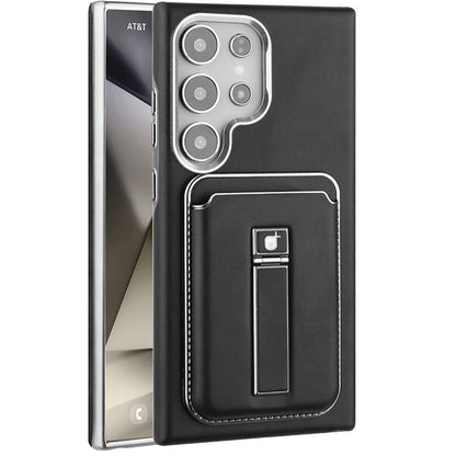 Luxury Leather Magnetic Case with Wallet for Samsung Ultra – Sleek Protection Meets Timeless Elegance