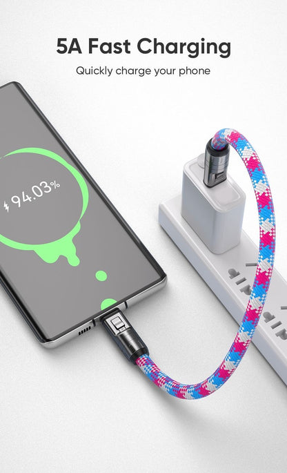 Slow Power, No More — 240W USB-C Fast Charging Cable