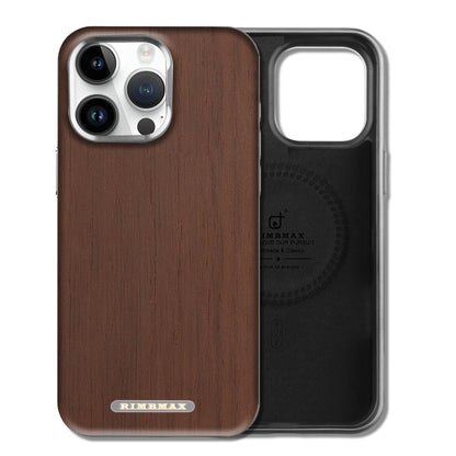 Luxury Wooden iPhone Case – MagSafe Compatible, Microfiber Lining & Shockproof Protection