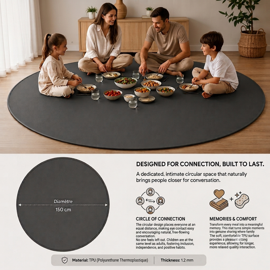The circular mat that transforms your meals into meaningful family moments