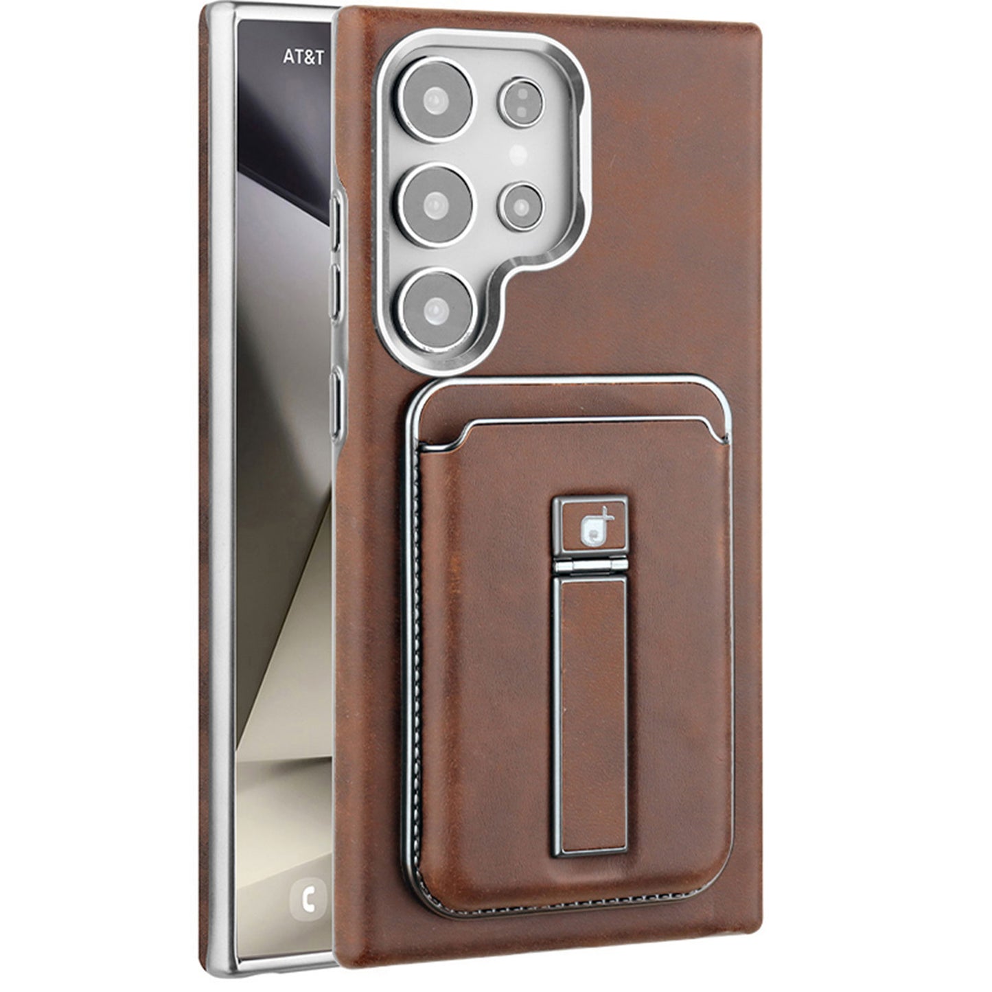 Luxury Leather Magnetic Case with Wallet for Samsung Ultra – Sleek Protection Meets Timeless Elegance