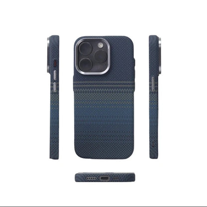 Carbon Fiber Magnetic Case for iPhone – Slim Shockproof MagSafe Cover