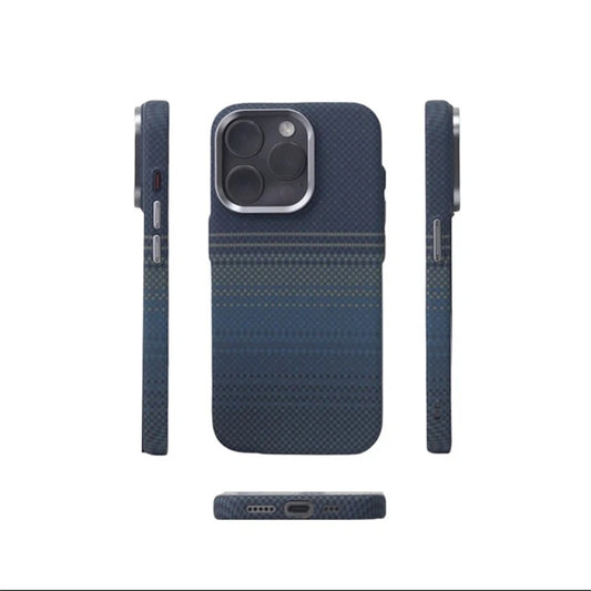 Carbon Fiber Magnetic Case for iPhone – Slim Shockproof MagSafe Cover