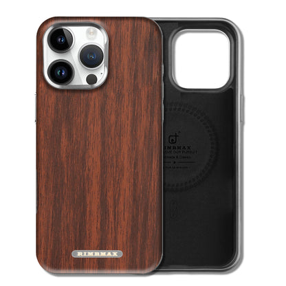 Luxury Wooden iPhone Case – MagSafe Compatible, Microfiber Lining & Shockproof Protection