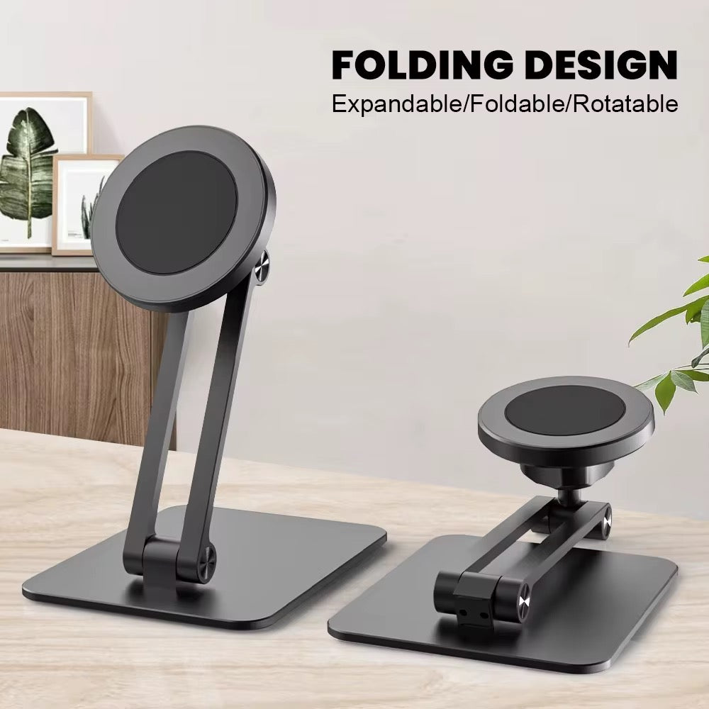 Magnetic Phone Stand for Desk – Adjustable, Stable & Hands-Free Viewing