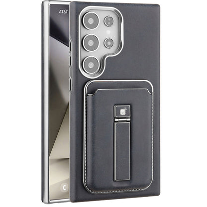 Luxury Leather Magnetic Case with Wallet for Samsung Ultra – Sleek Protection Meets Timeless Elegance