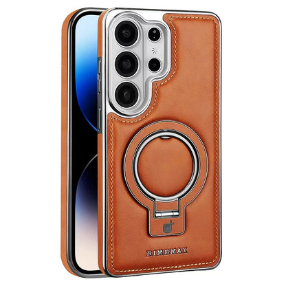 Executive Leather Magnetic Ring Case – For Samsung Galaxy S & Z Fold Series