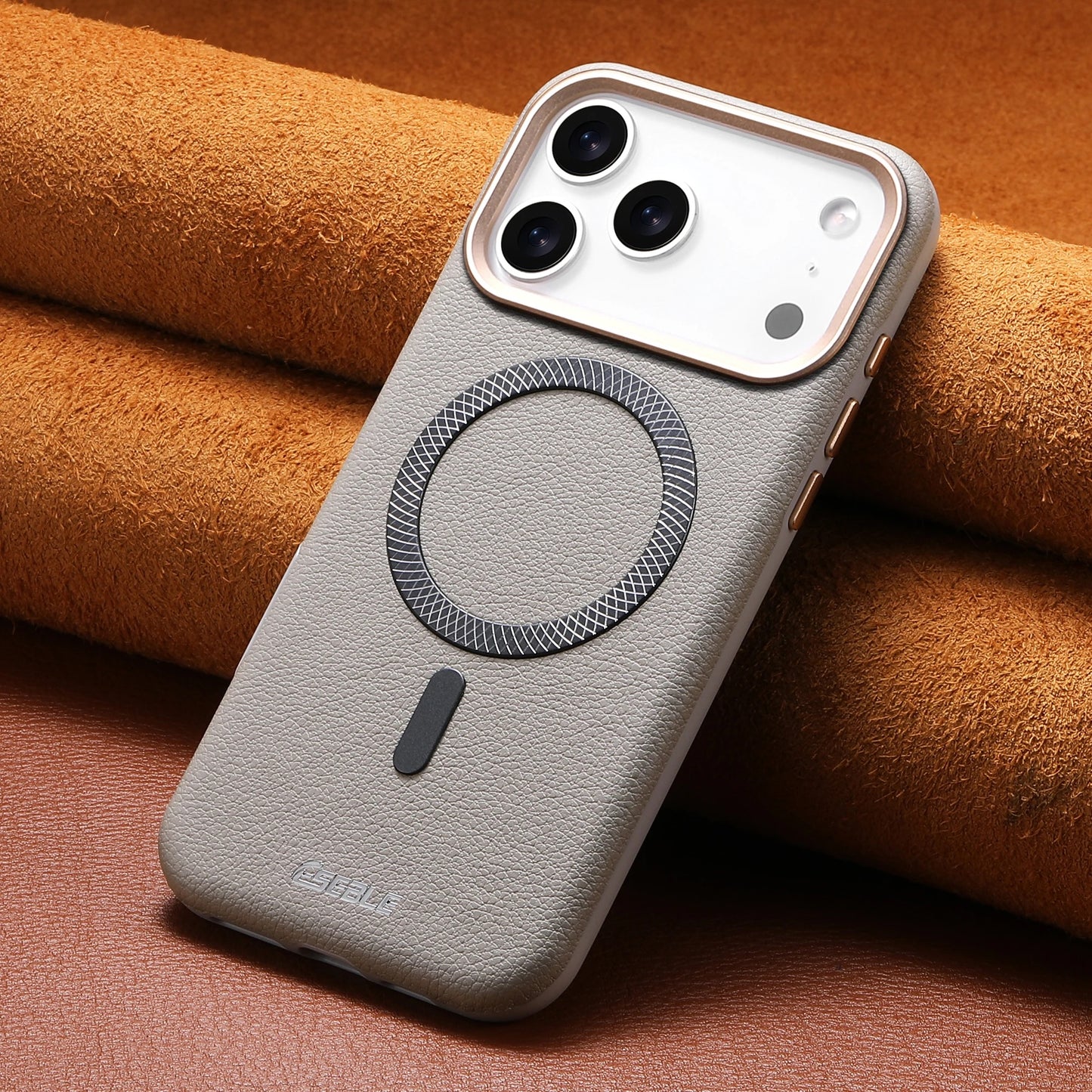 Premium Magnetic iPhone Case – Shockproof, MagSafe Compatible, Carbon Fiber Design