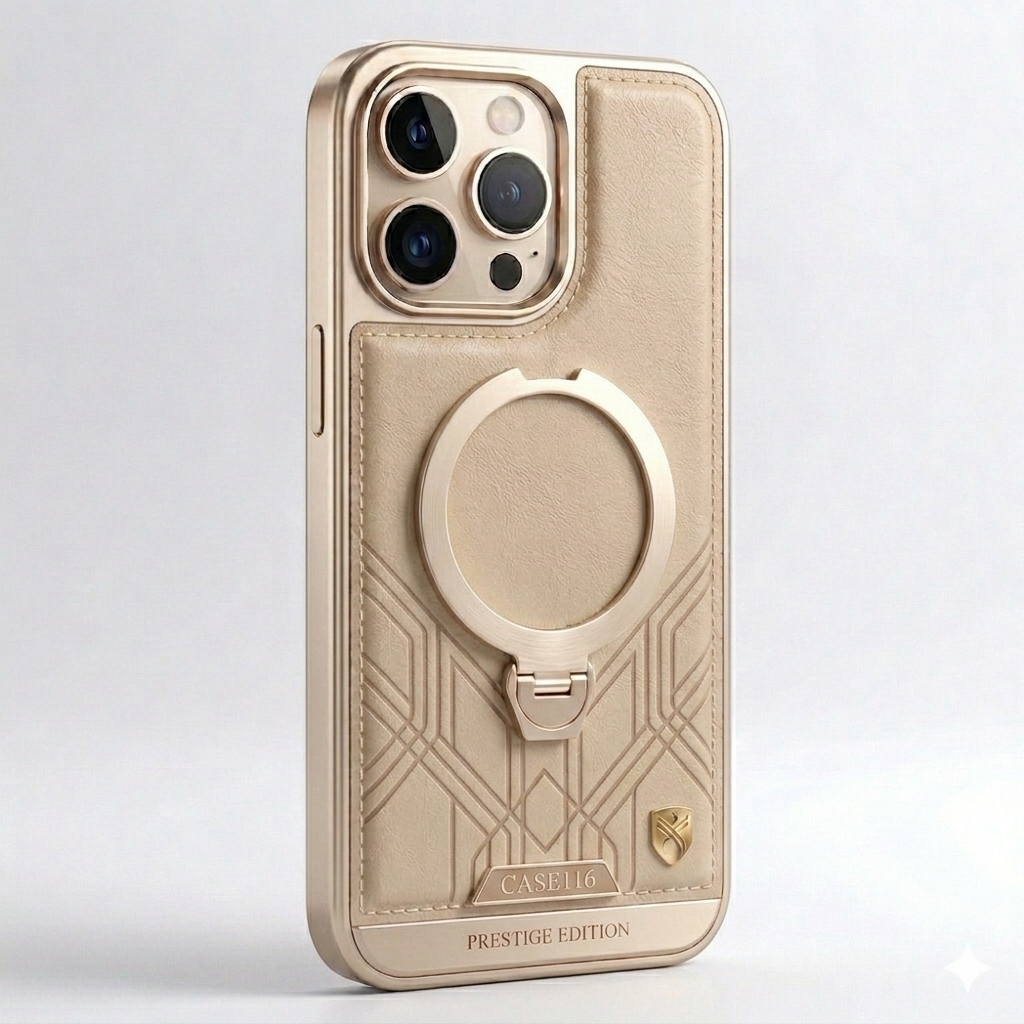 CASE116 Prestige Edition – Where Style Meets Strength in an iPhone MagSafe Leather Case