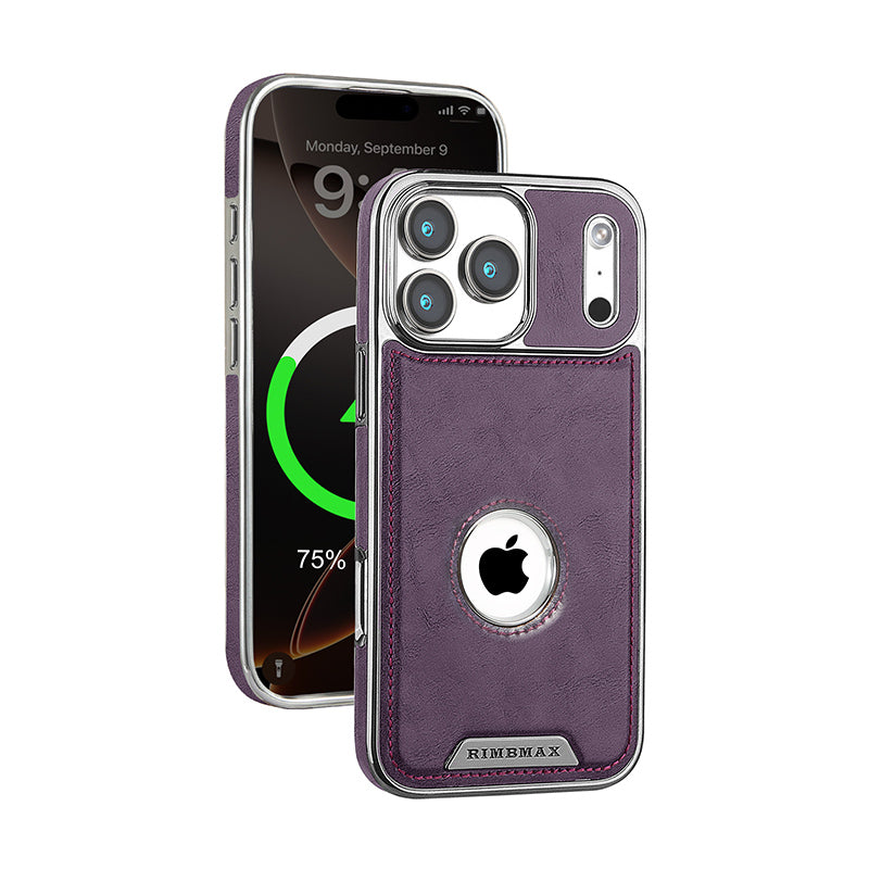 Luxury Leather iPhone Case with MagSafe – Premium Protection & Elegant Design