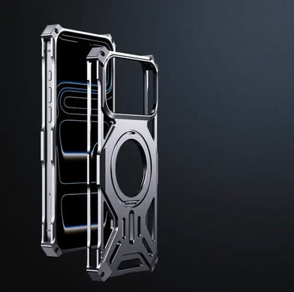 Ultra-Premium Armor iPhone Case –Magnetic Ring Stand & Luxury Aerospace Design