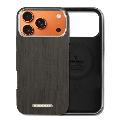 Luxury Wooden iPhone Case – MagSafe Compatible, Microfiber Lining & Shockproof Protection