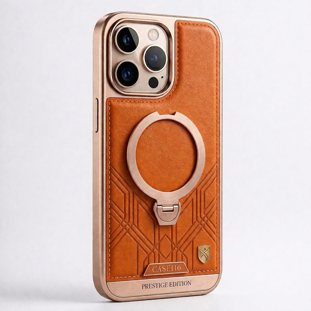 CASE116 Prestige Edition – Where Style Meets Strength in an iPhone MagSafe Leather Case