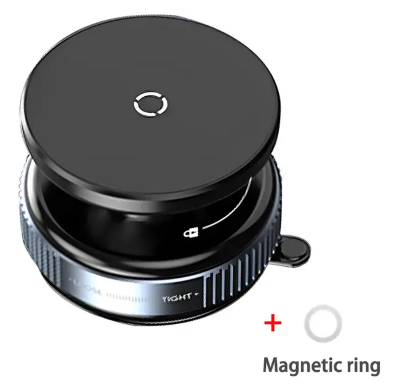 360-degree rotating magnetic phone holder for car, strong mount for GPS navigation and hands-free video