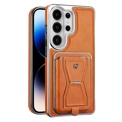 Luxury Leather Wallet Case for Samsung Galaxy – Magnetic Card Holder & Foldable Stand