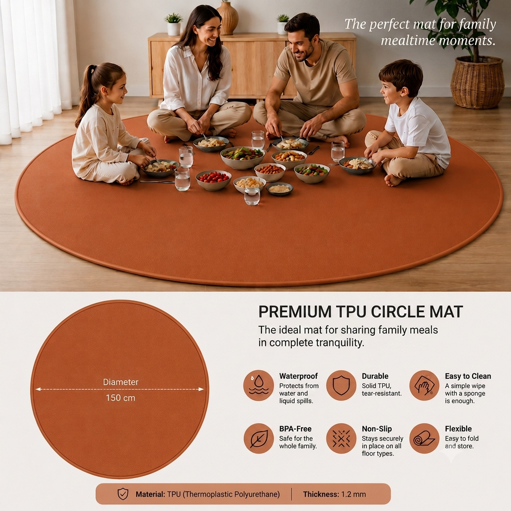 The circular mat that transforms your meals into meaningful family moments