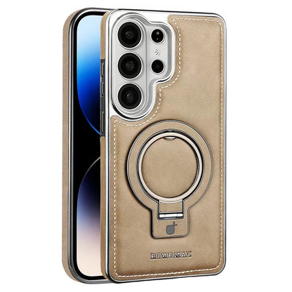Executive Leather Magnetic Ring Case – For Samsung Galaxy S & Z Fold Series