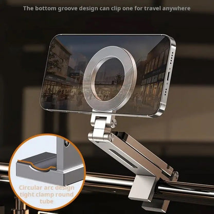 Magnetic Foldable Phone Tripod – Travel Stand for iPhone & Android