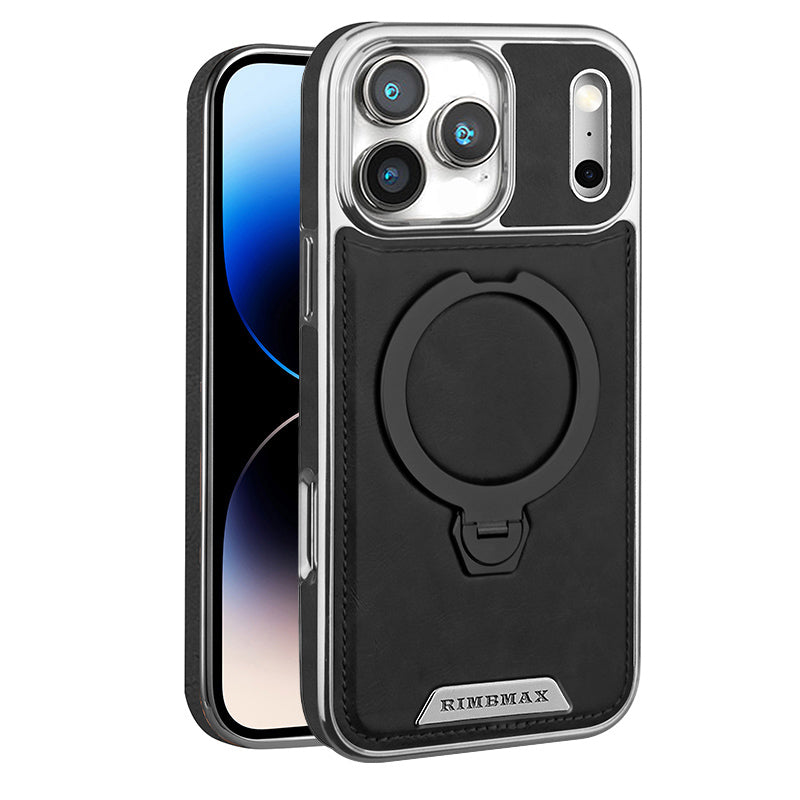 Luxury MagSafe Leather iPhone Case with Built-In Stand — For Those Who Appreciate True Quality