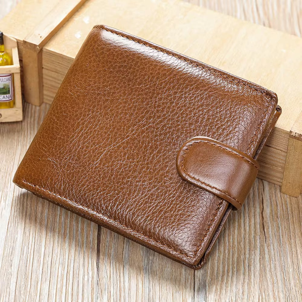 Luxury Men’s Leather Wallet – Sleek Design, Long-Lasting Quality, Effortless Sophistication