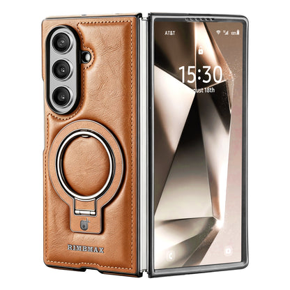 Executive Leather Magnetic Ring Case – For Samsung Galaxy S & Z Fold Series