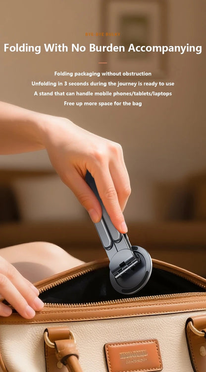Foldable Phone & Tablet Stand – Adjustable, Portable & Stable Hands-Free Holder