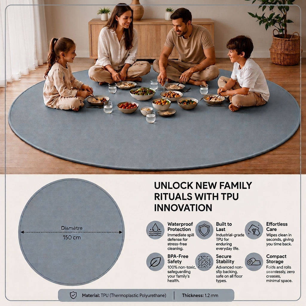 The circular mat that transforms your meals into meaningful family moments