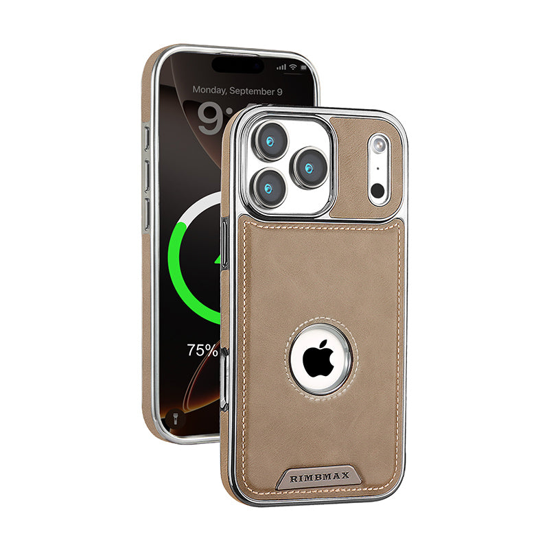 Luxury Leather iPhone Case with MagSafe – Premium Protection & Elegant Design