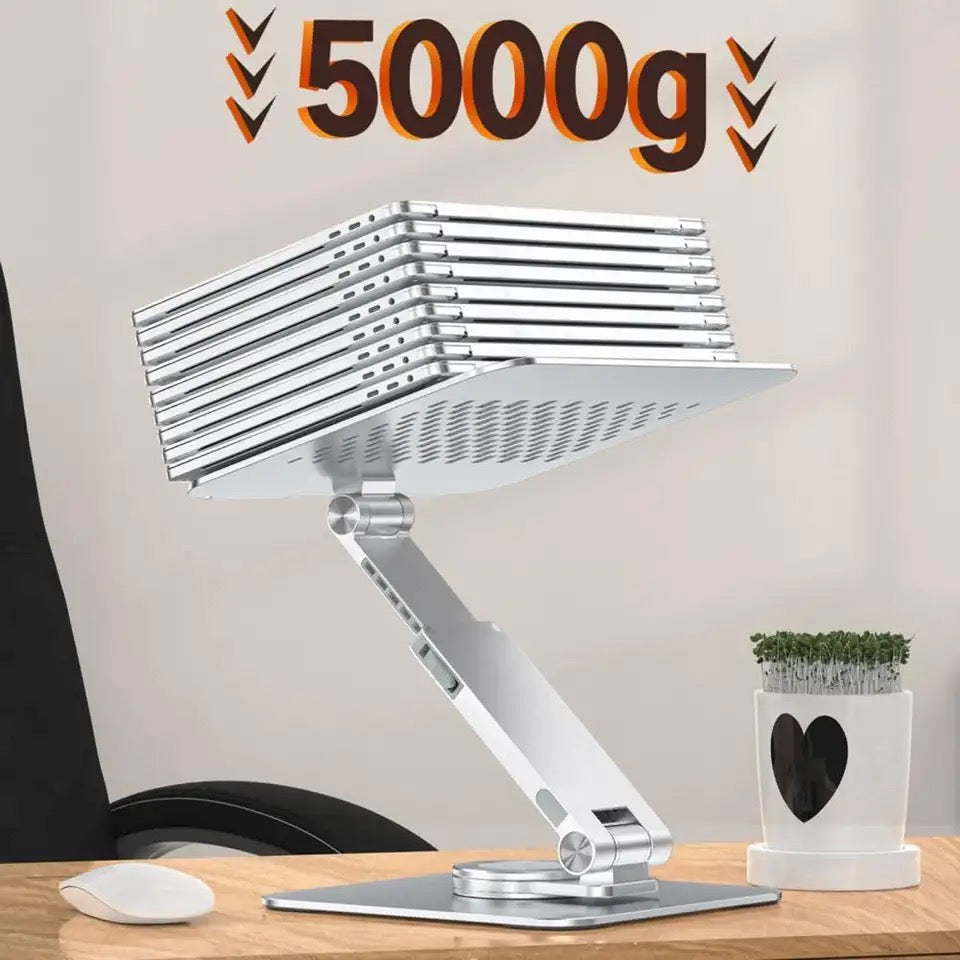Ergonomic Laptop Stand with 360° rotating : Boost Posture & Productivity