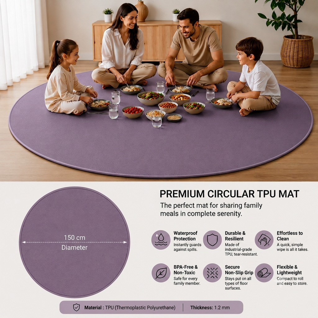 The circular mat that transforms your meals into meaningful family moments