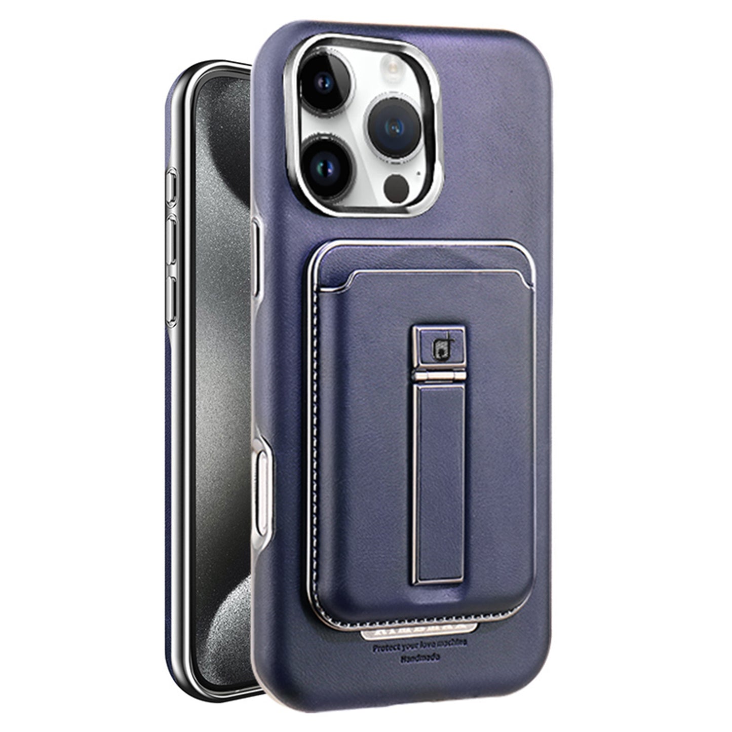 iPhone magnetic leather Case with Kickstand & Card Holder - Protective & Stylish