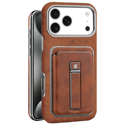 iPhone magnetic leather Case with Kickstand & Card Holder - Protective & Stylish