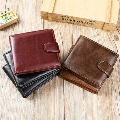 Luxury Men’s Leather Wallet – Sleek Design, Long-Lasting Quality, Effortless Sophistication